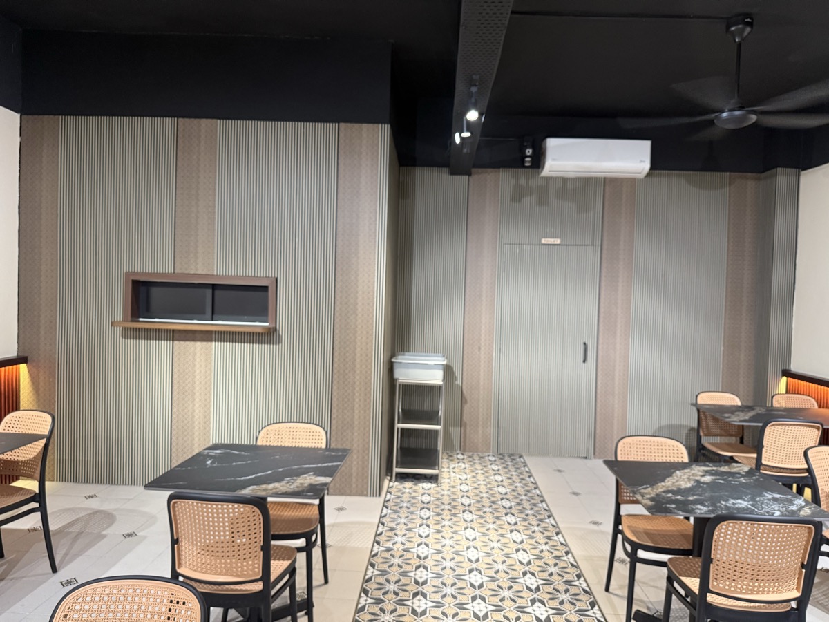 Shoplot fit-out completed for F&B business in Selangor